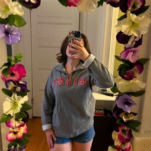 gray Miami University sweatshirt